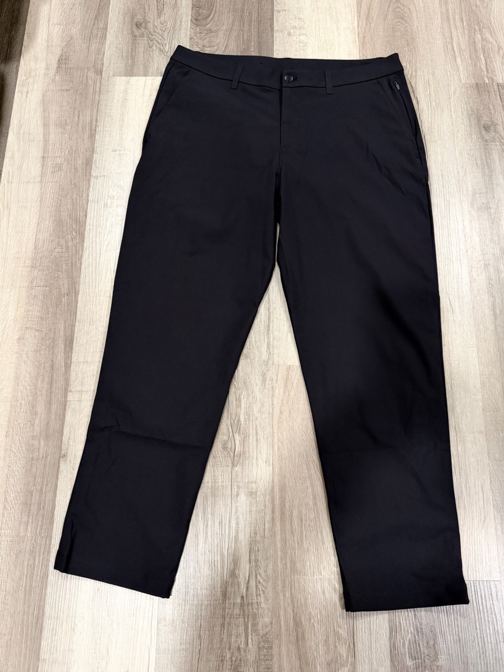lululemon ABC Classic Fit Warpstreme pans Men's Black Sz 36